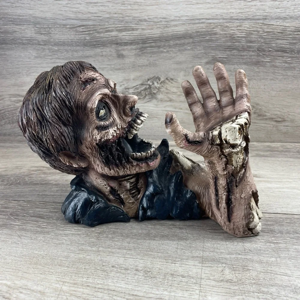 Ebros Spooky Walking Undead Zombie Drinking Wine Bottle Holder